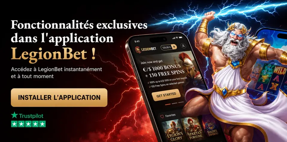 Accès mobile Legionbet