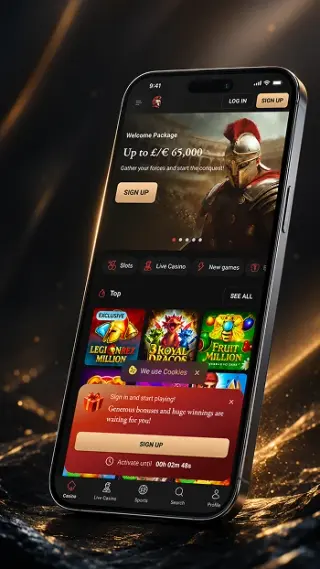 Application mobile Legionbet